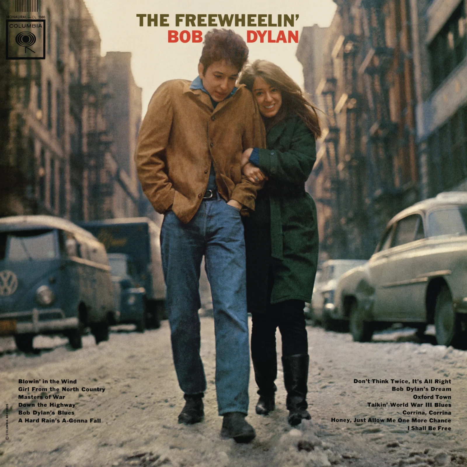 (1963) The Freewheelin' Bob Dylan — album cover