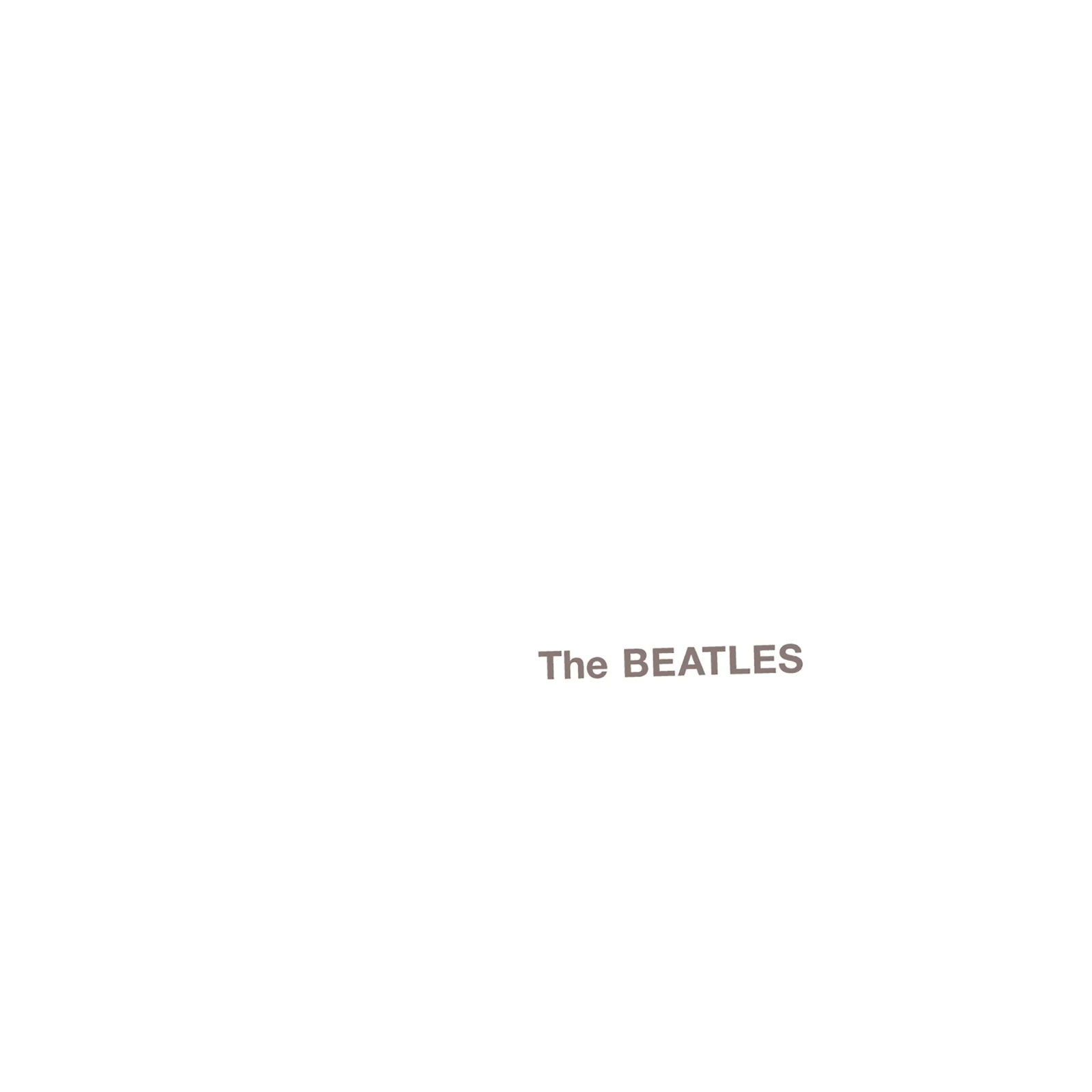(1968) The Beatles (White Album) — album cover